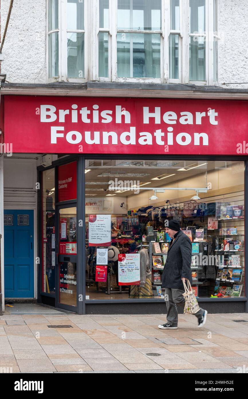 Boutique caritative British Heart Foundation, Royaume-Uni Banque D'Images