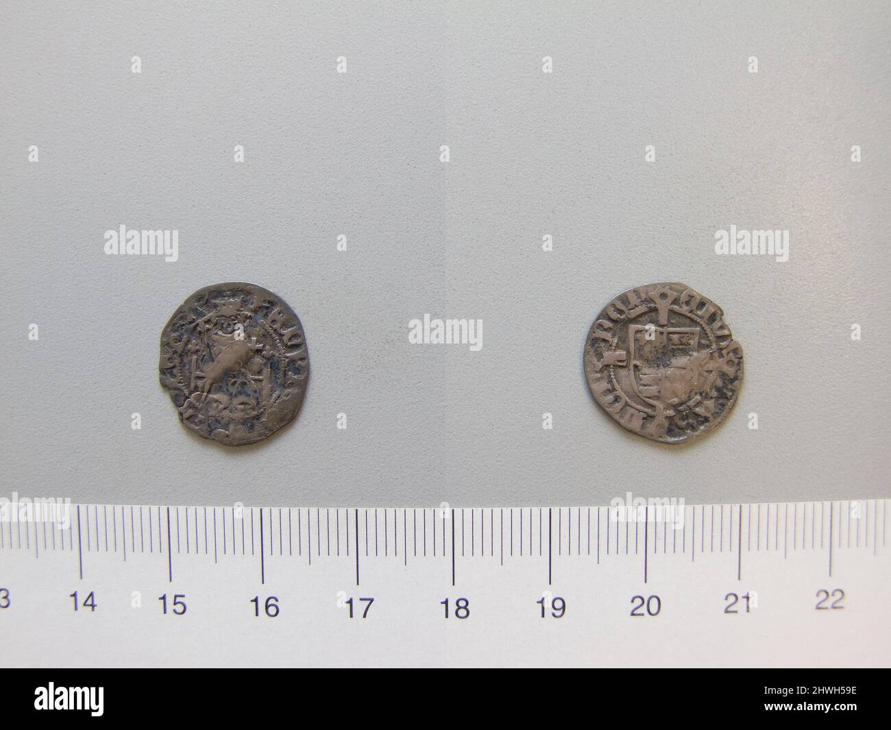 1 Penny de Henry VII, roi d'Angleterre de Londres. Souverain: Henry VII, roi d'Angleterre, britannique, 1457–1509, règle 1485–1509 monnaie: Londres artiste: Inconnu Banque D'Images