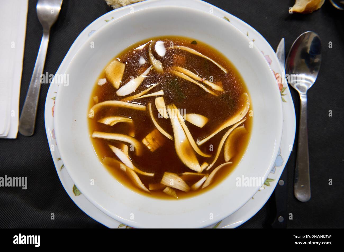 Soupe miso célèbre nourriture saine japonaise Banque D'Images