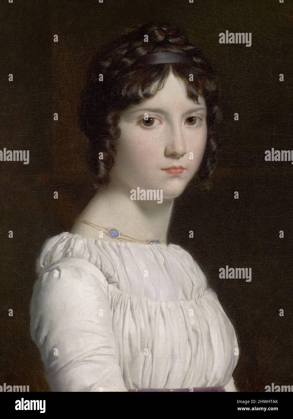 Portrait d'Alexandrine Émilie Brongniart. Artiste : Baron François-Pascal-Simon Gérard, français, 1770–1837 Banque D'Images