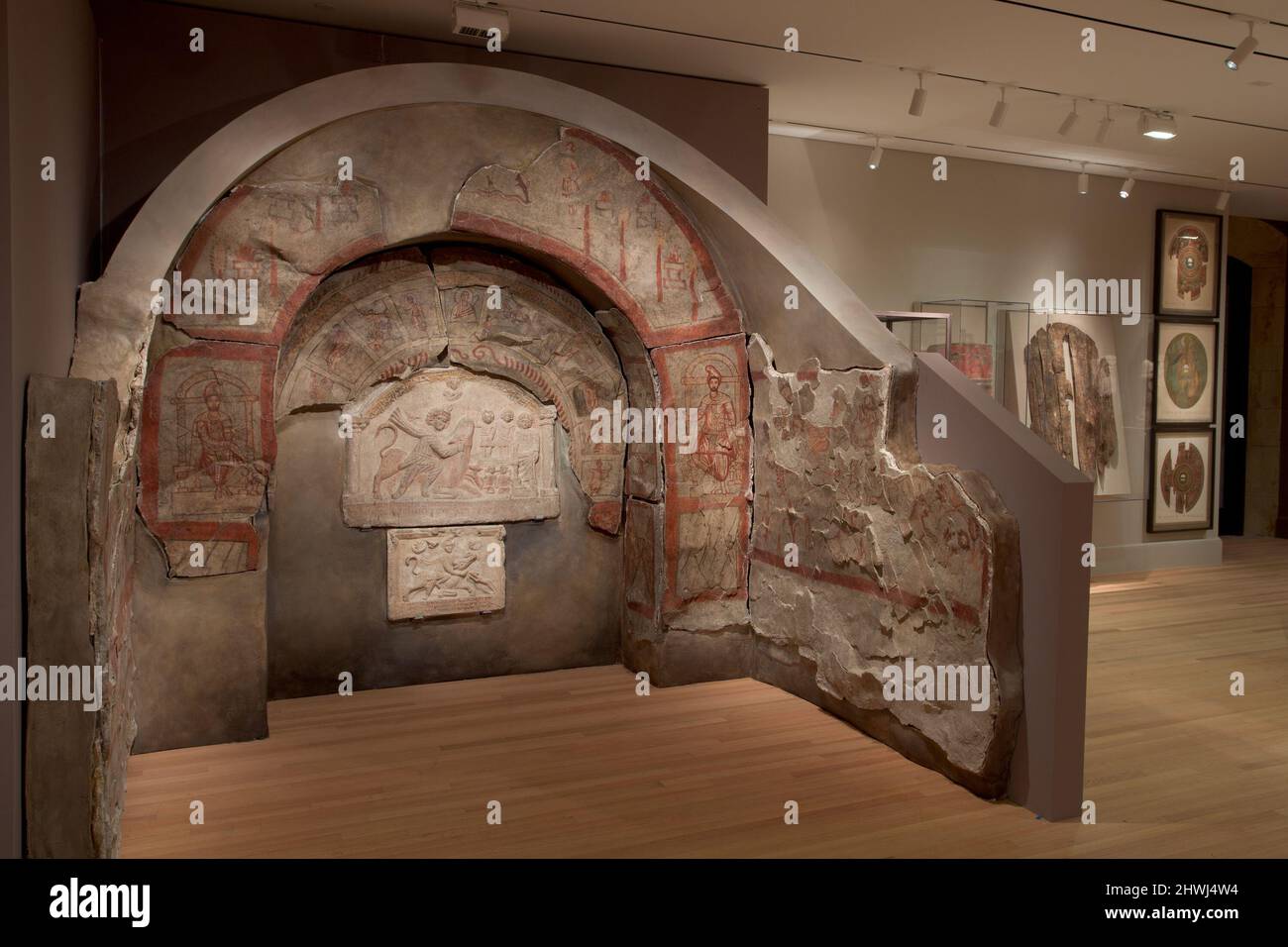 Sanctuaire du Dieu Mithras (Mithraeum) Banque D'Images
