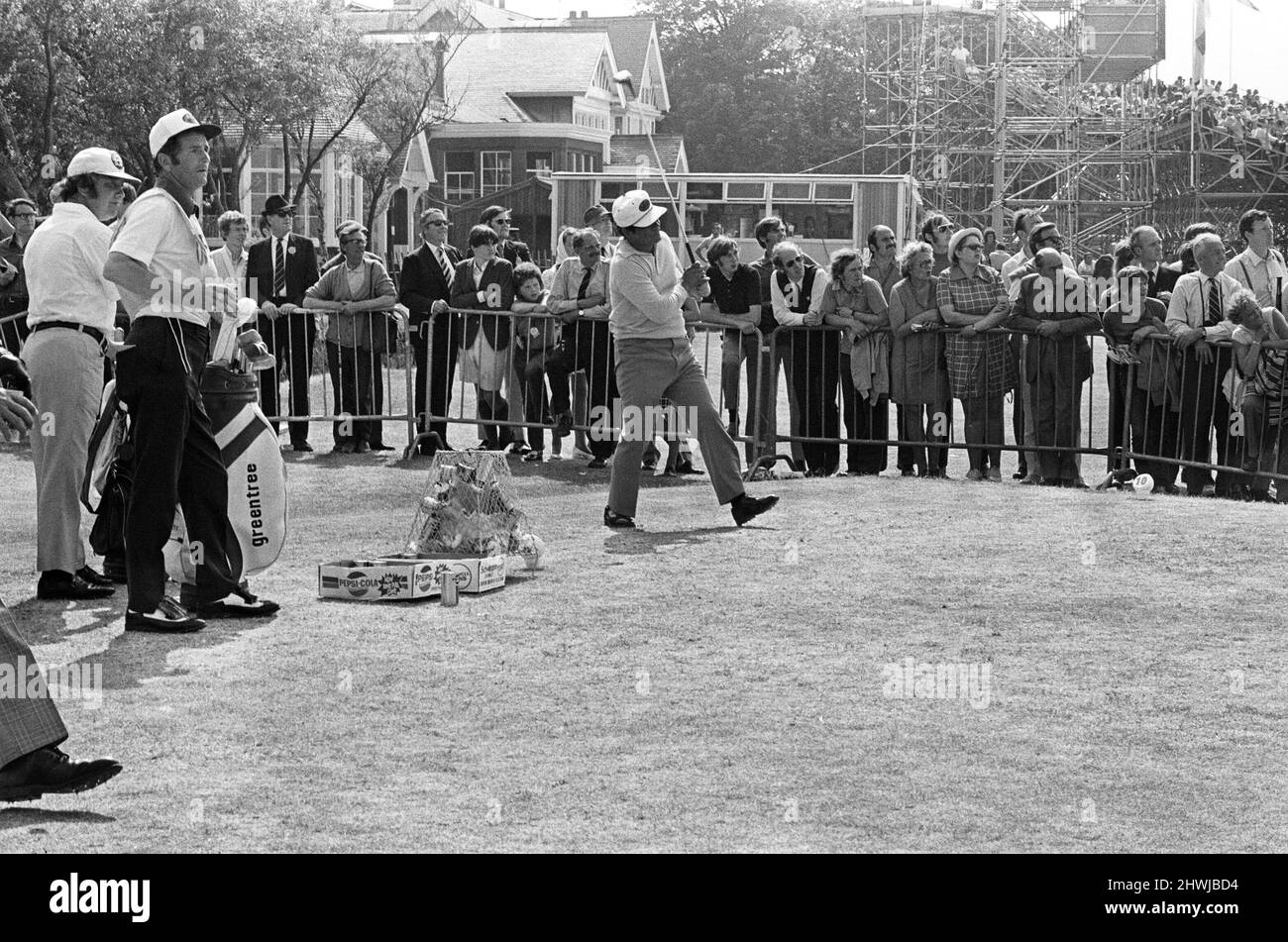 British Open 1972. Muirfield Golf Links à Gullane, East Lothian, Écosse, du 12th au 15th juillet 1972. Photo : Lee Trevino, 15th juillet 1972. Banque D'Images