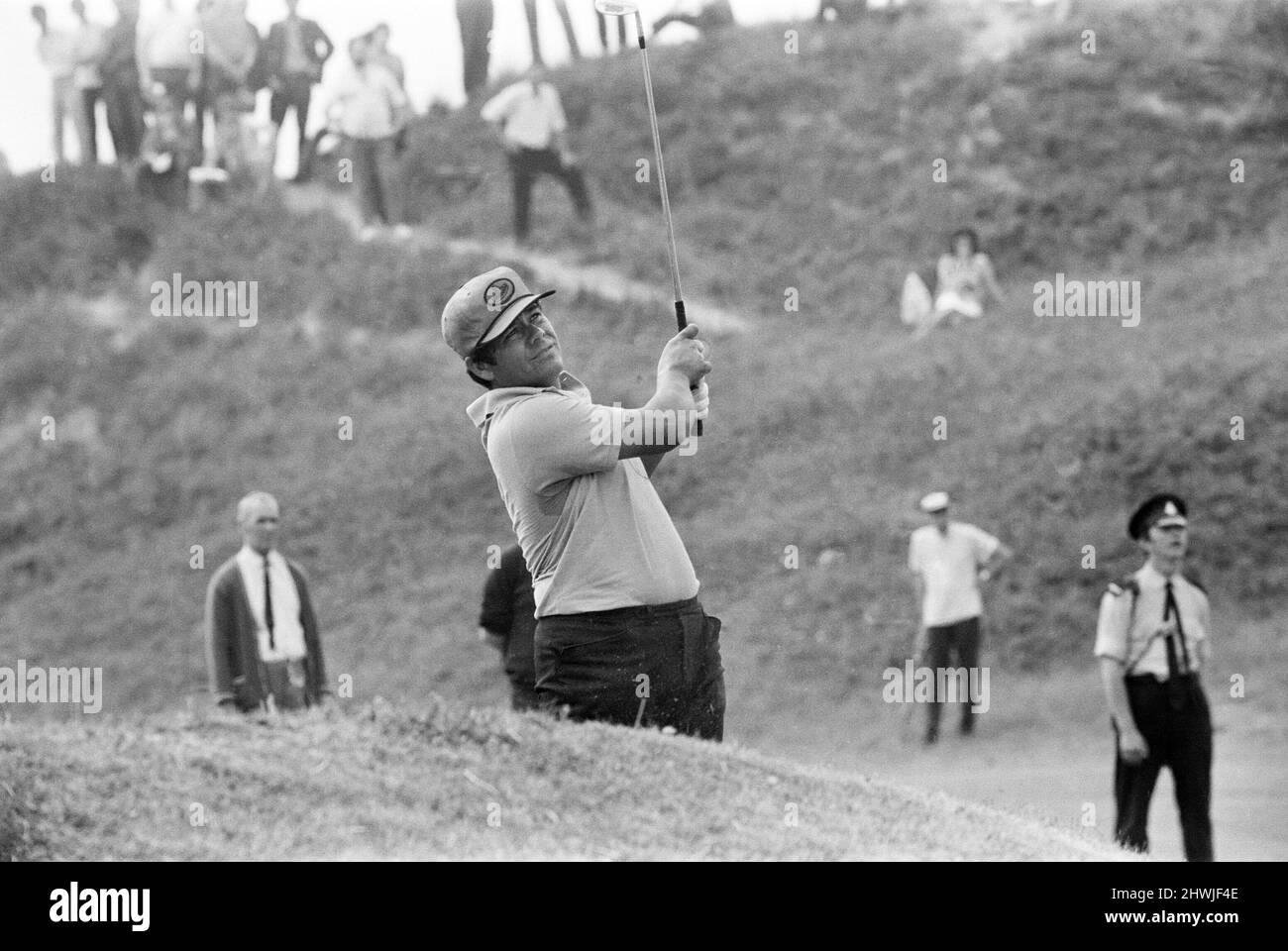 British Open 1971. Royal Birkdale Golf Club à Southport, Angleterre, du 7th au 10th juillet 1971. Photo : Lee Trevino, 9th juillet 1971. Banque D'Images