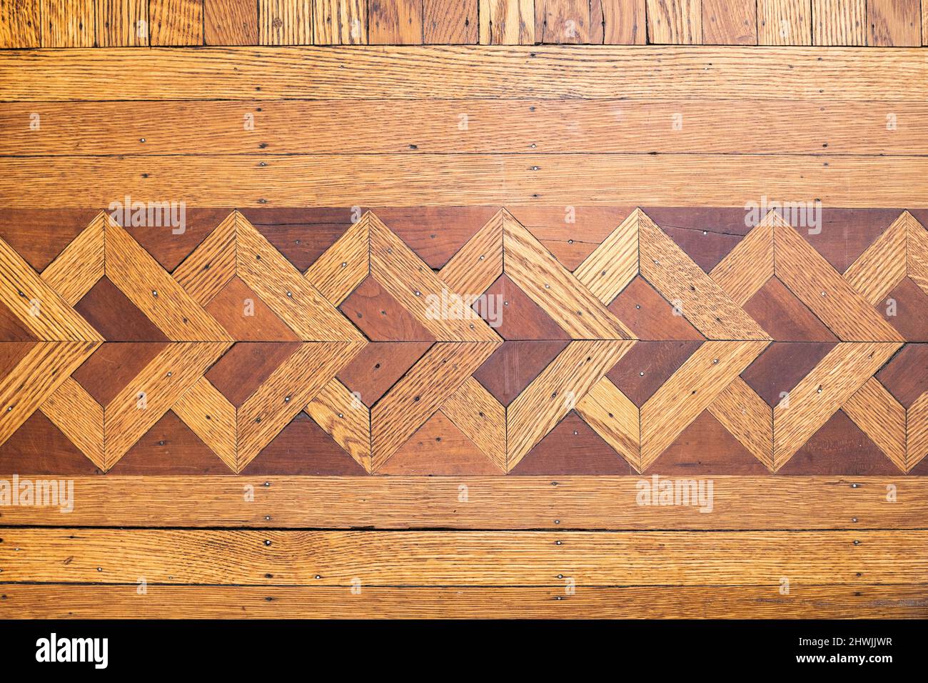 Détail parquet Banque D'Images