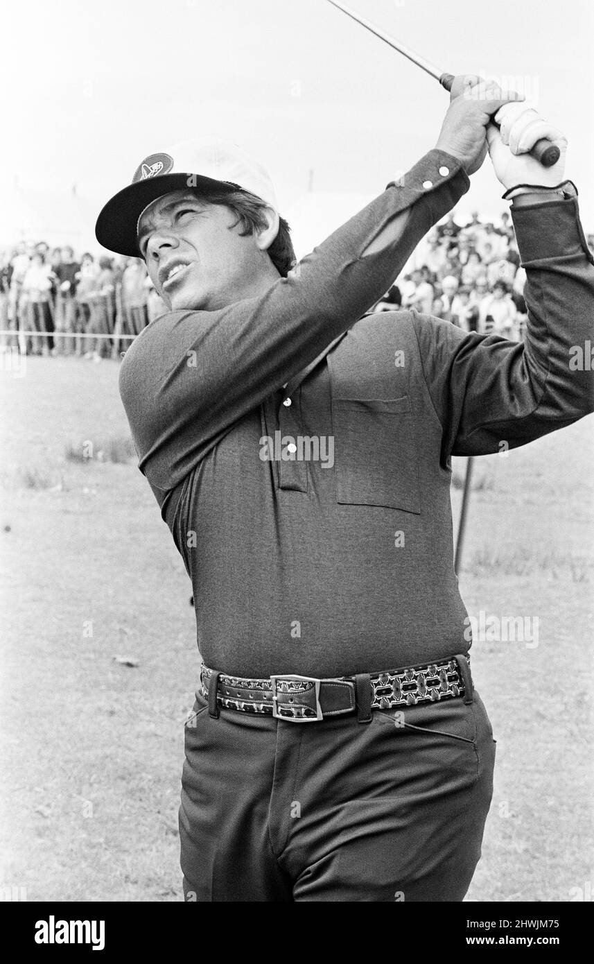 British Open 1973. Troon Golf Club à Troon, Écosse, du 11th au 14th juillet 1973. Photo : Lee Trevino Banque D'Images