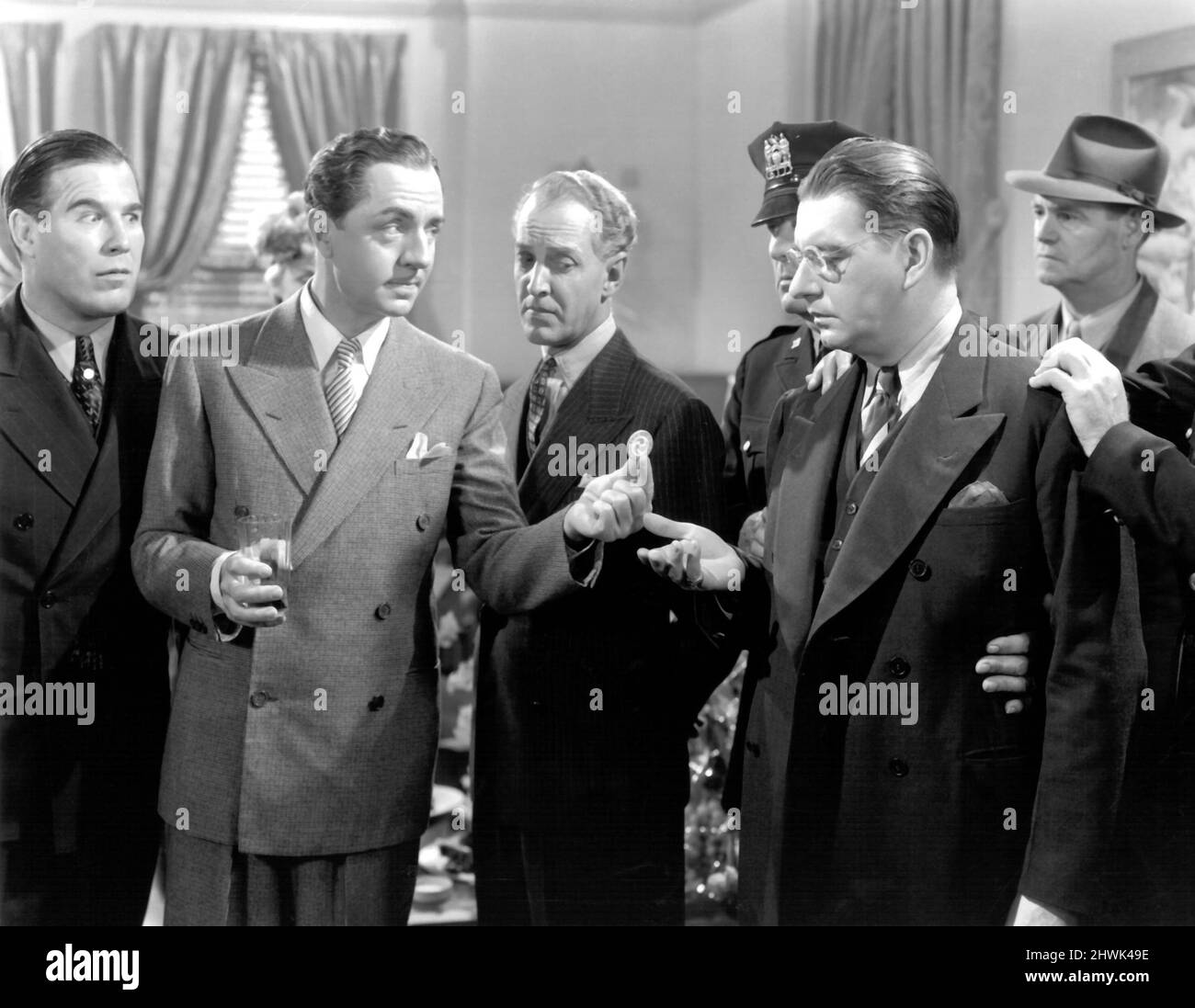 NAT PENDLETON, WILLIAM POWELL, Otto Kruger, UN AUTRE HOMME MINCE, 1939 Banque D'Images