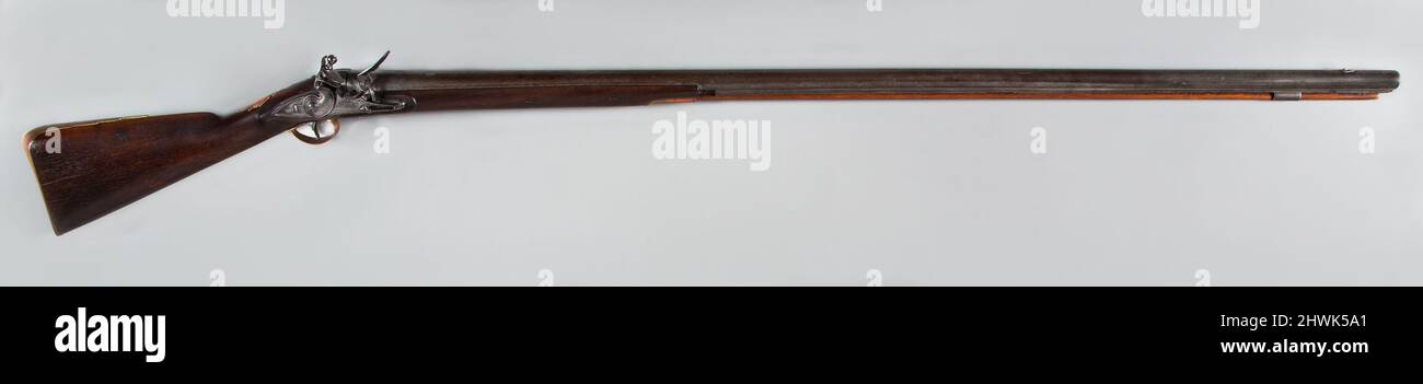 Pièce de Fowling ou pistolet à canard. Fabricant : Richard Wilson, britannique, 1703–1766 Banque D'Images