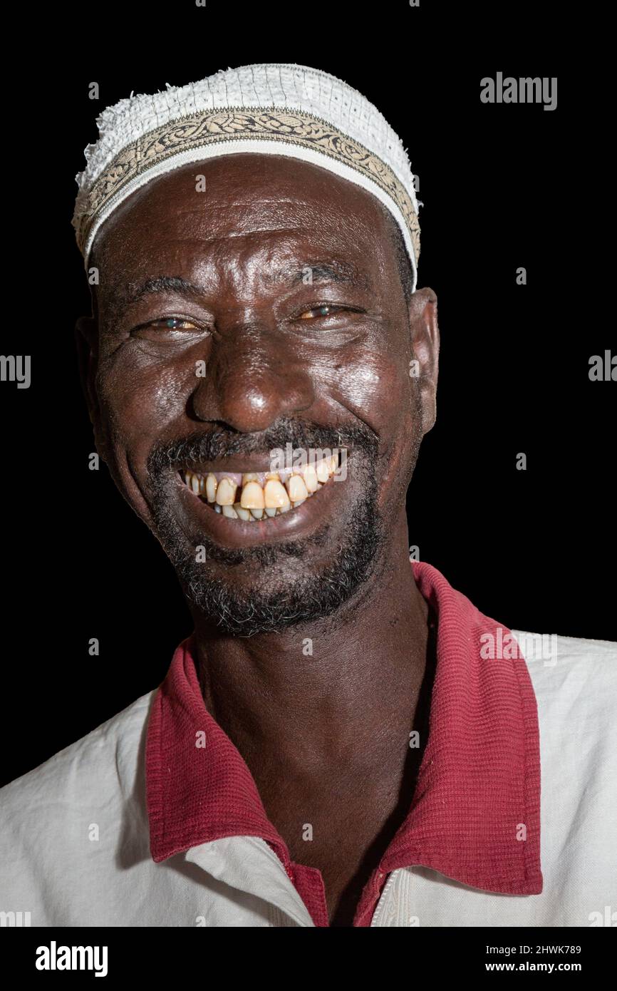 Dakar, Sénégal. A Fulani de la région de Fouta Djallon (Futa Jallon). Banque D'Images