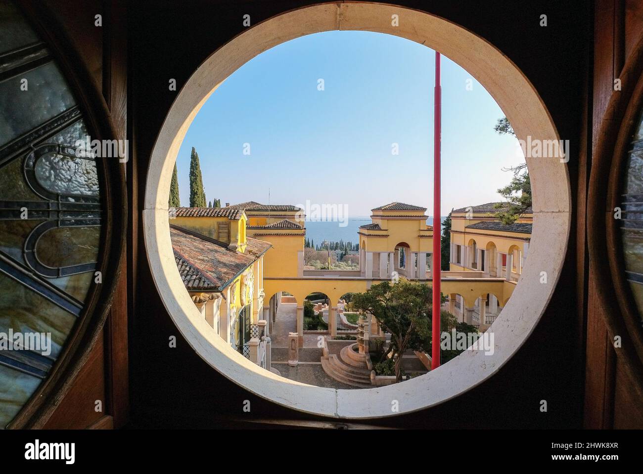 Gabriele dannunzio house at vittoriale Banque de photographies et d ...