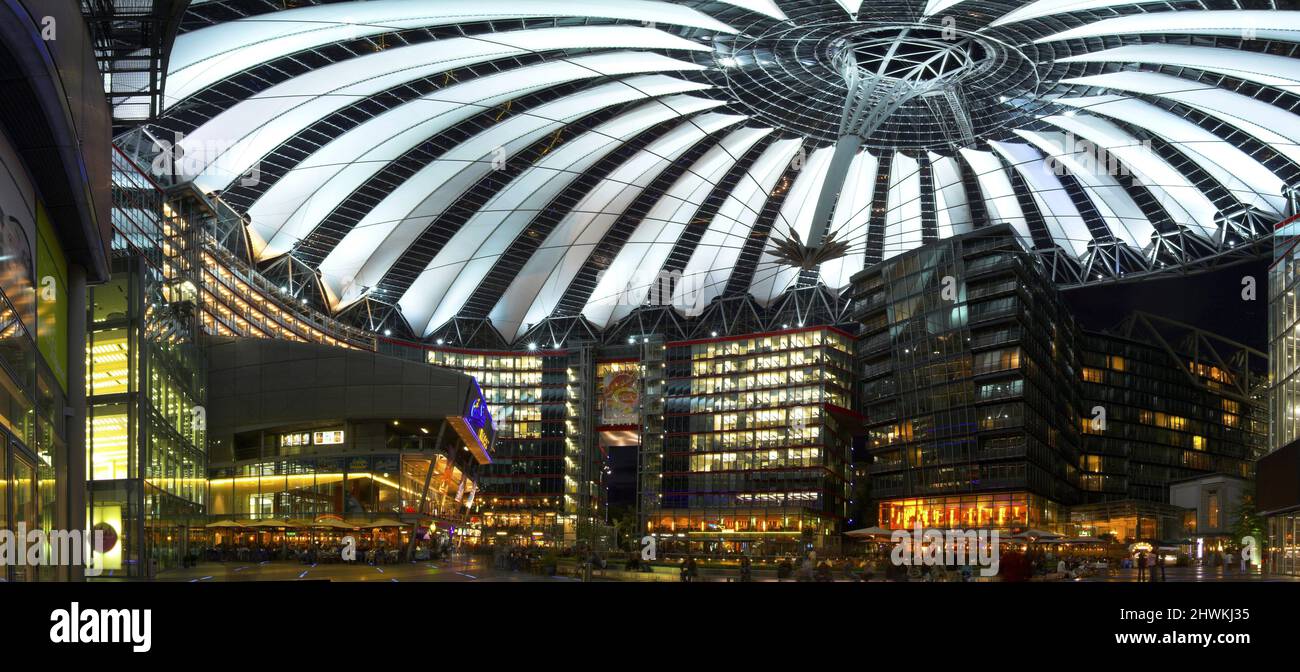 Berlin, Potsdamer Platz, Panorama Banque D'Images