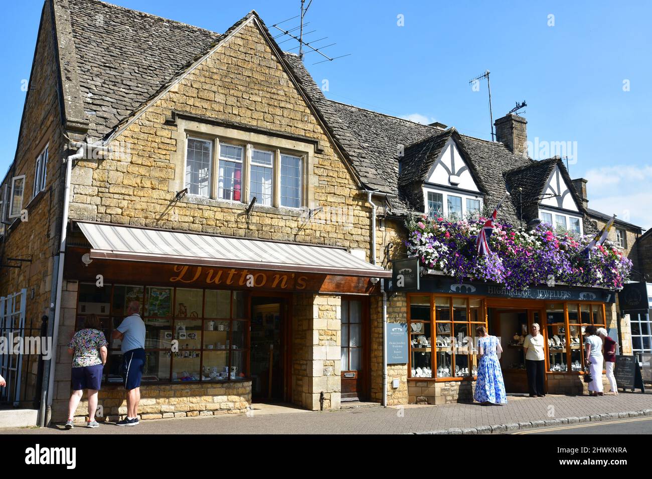 Bourton-on-the-water, Gloucestershire, Cotswolds, Royaume-Uni Banque D'Images