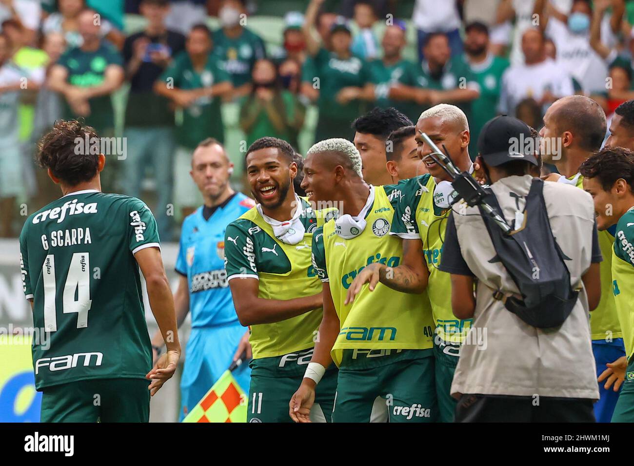 SP - Sao Paulo - 03/06/2022 - PAULISTA 2022, PALMEIRAS X GUARANI -  Palmeiras player Dudu during a