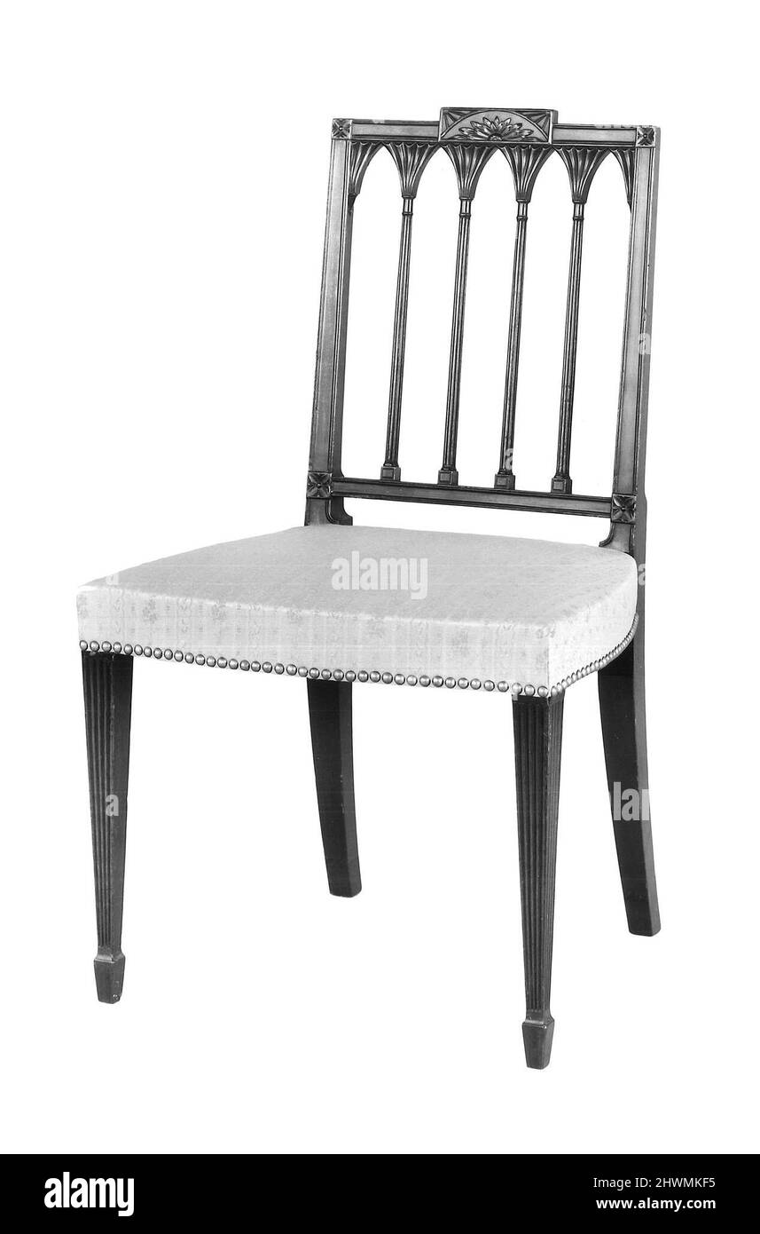 Cinq chaises. Maker peut-être par: Slover et Taylor, américain, active ca. 1802–5 Banque D'Images