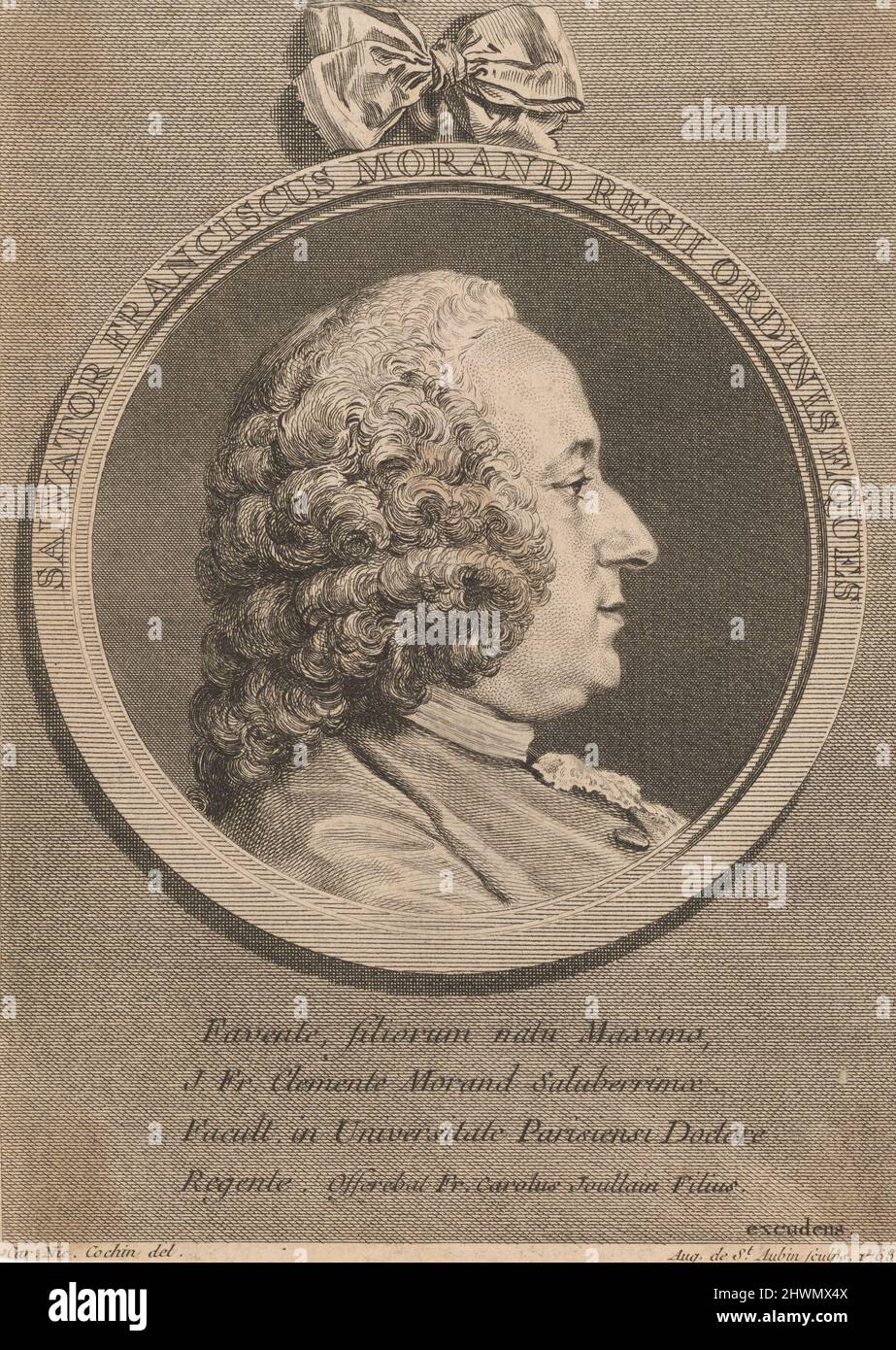 Salvator Franciscus Morand. Graveur : Augustin de Saint-Aubin, français, 1736–1807After : Charles-Nicolas Cochin le jeune, français, 1715–1790 Banque D'Images Salvator Franciscus Morand. Graveur : Augustin de Saint-Aubin, français, 1736–1807After : Charles-Nicolas Cochin le jeune, français, 1715–1790 Banque D'Images