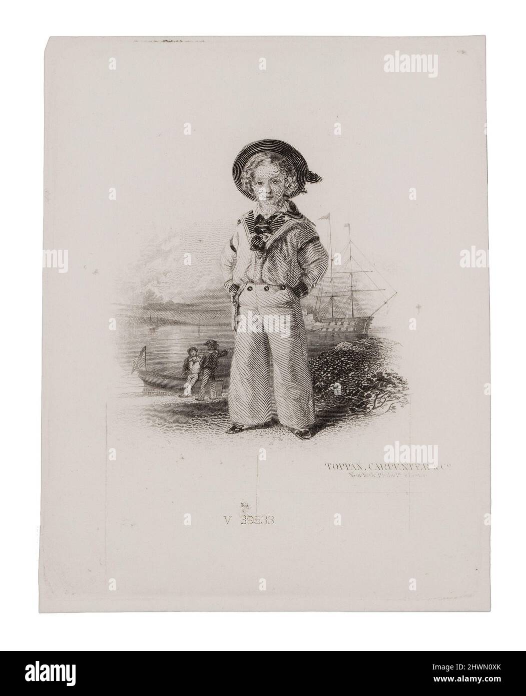 Preuve de la mort du Prince de Galles Banque D'Images