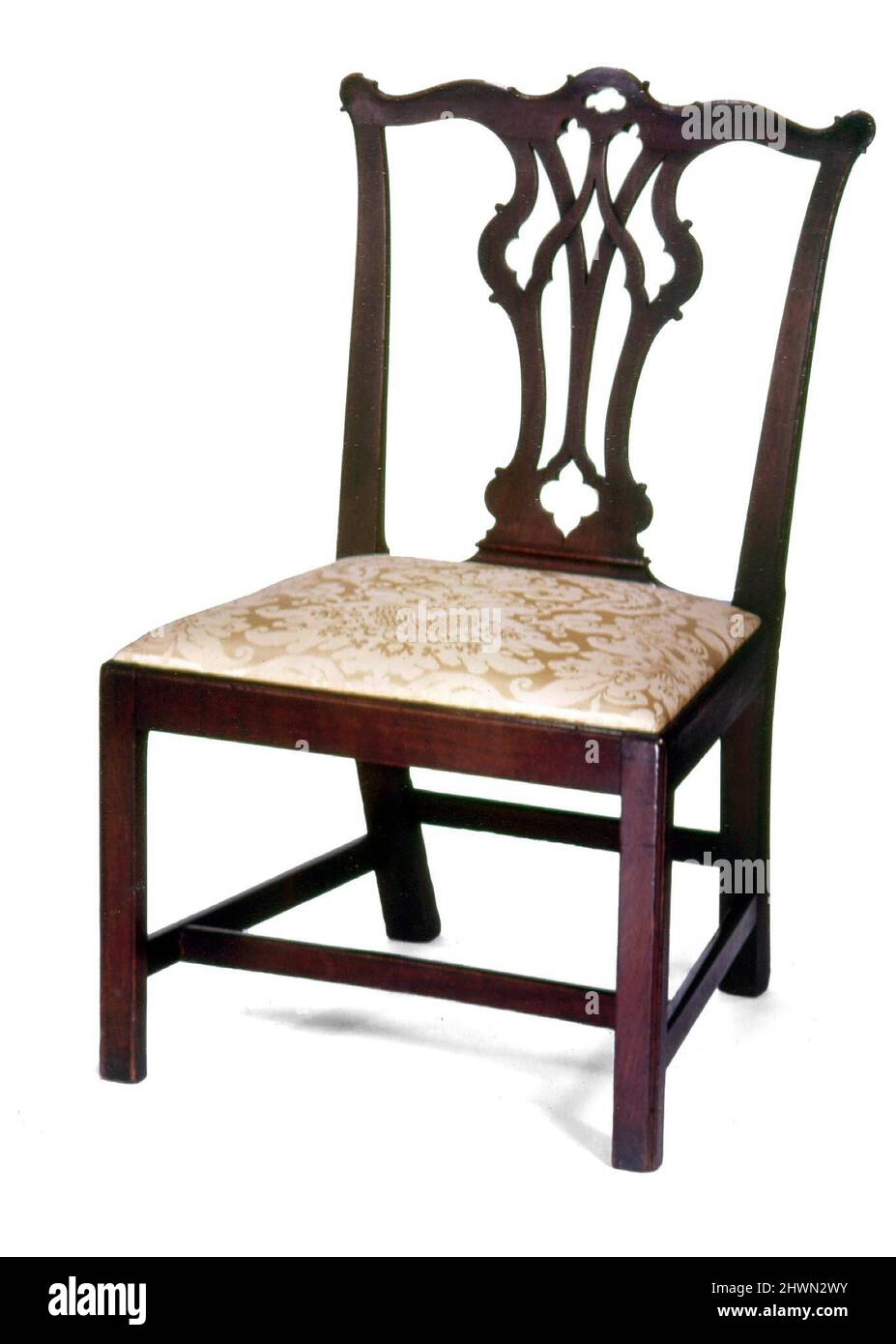 Chaise d'appoint. Fabricant : Benjamin Randolph, américain, actif 1762–82 Banque D'Images