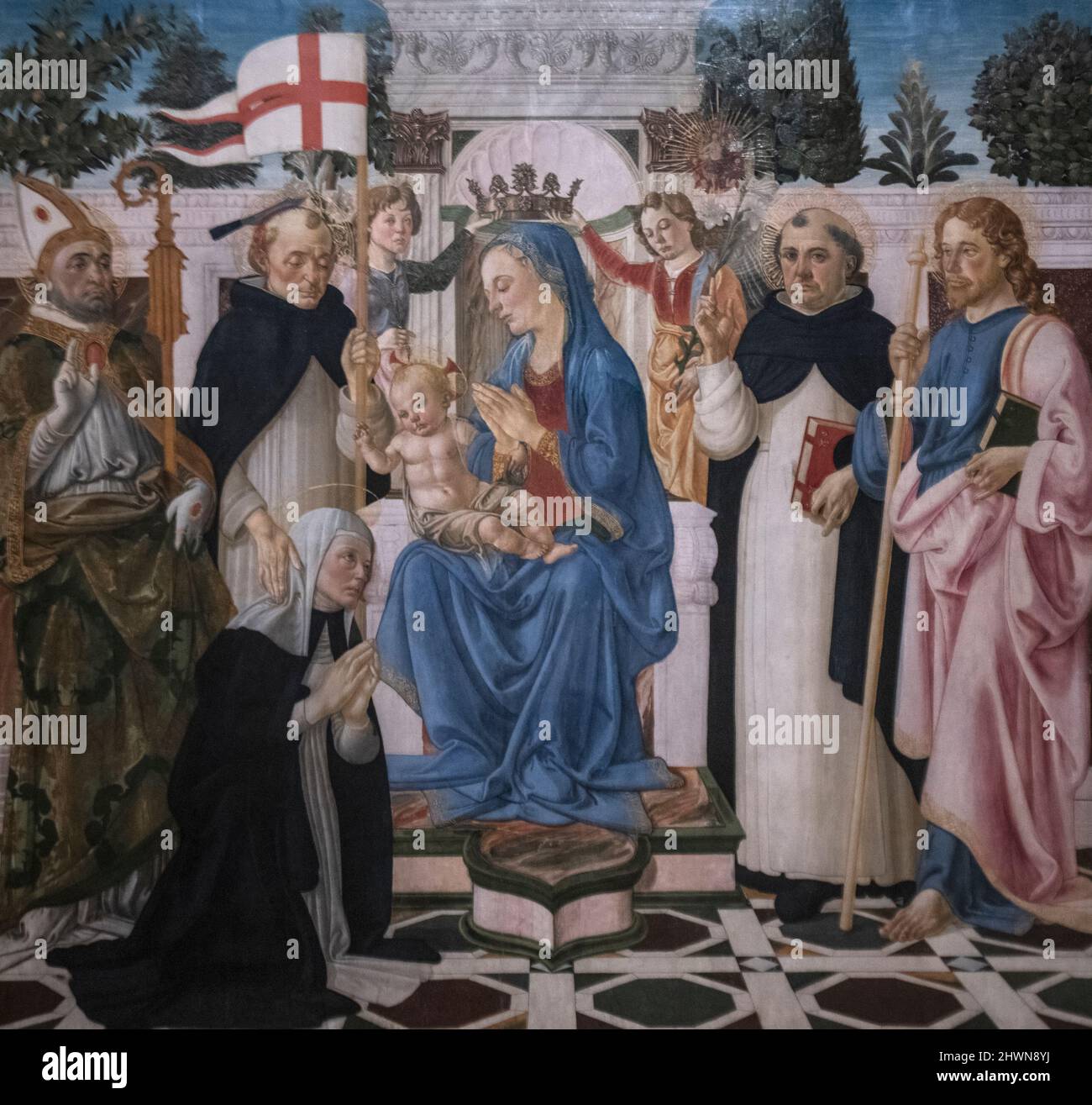 Andrea del Verrocchio: 'An of Sorrows' (1470) Banque D'Images