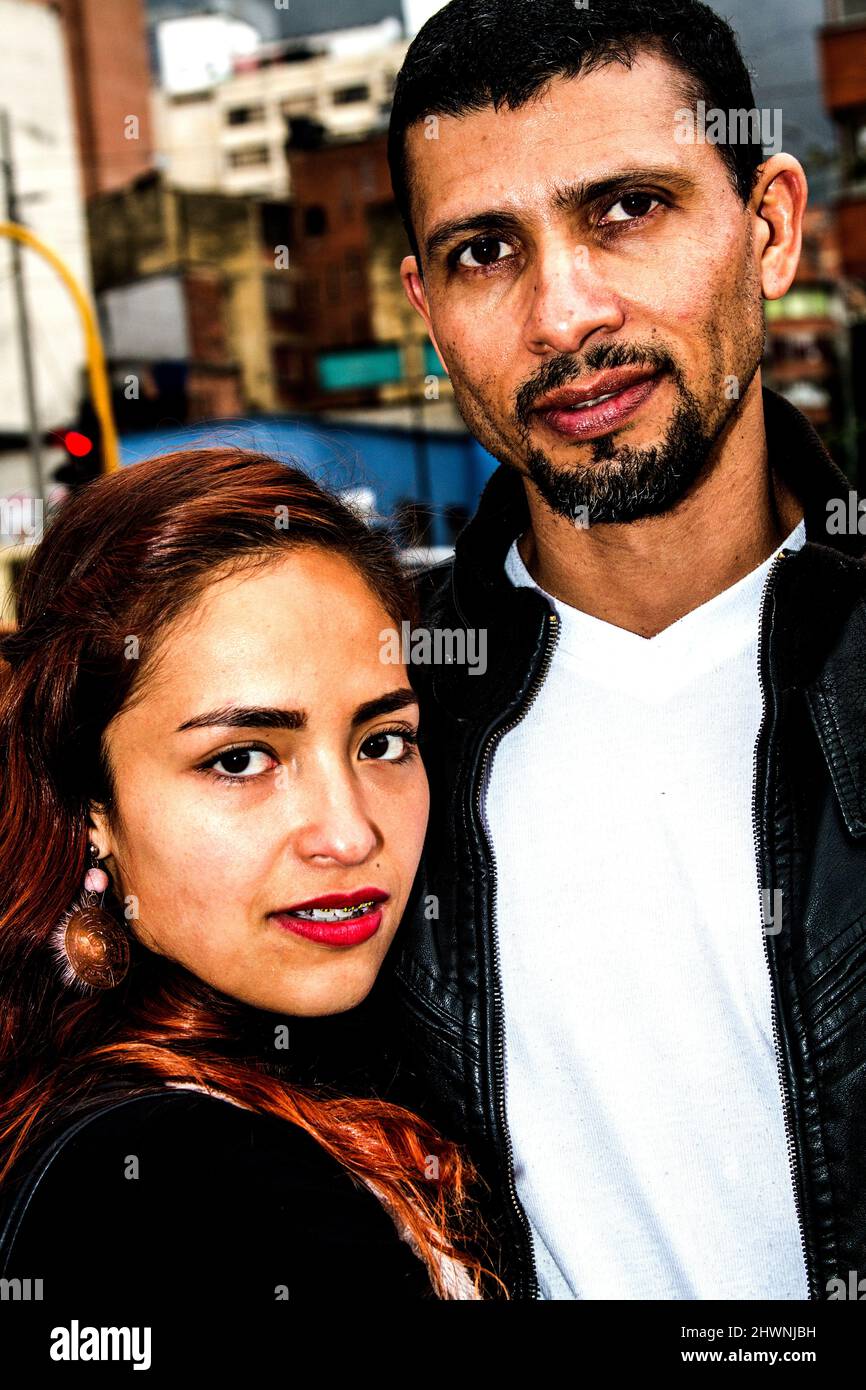 Méchant homme dans la rue Banque D'Images