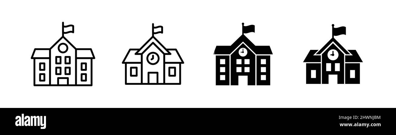 Élément de conception d'icône d'école ou d'université adapté au site Web, à la conception d'impression ou à l'application Illustration de Vecteur Élément de conception d'icône d'école ou d'université adapté au site Web, à la conception d'impression ou à l'application Illustration de Vecteur