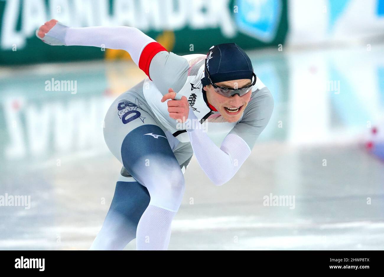 Moritz Klein (GER) sur 500m hommes lors des Championnats du monde de patinage de vitesse de l'UIP Sprint et Allround le 4 mars 2022 dans le Vikingskipet à Hamar, Norvège photo par SCS/Soenar Chamid/AFLO (PAYS-BAS OUT) Banque D'Images