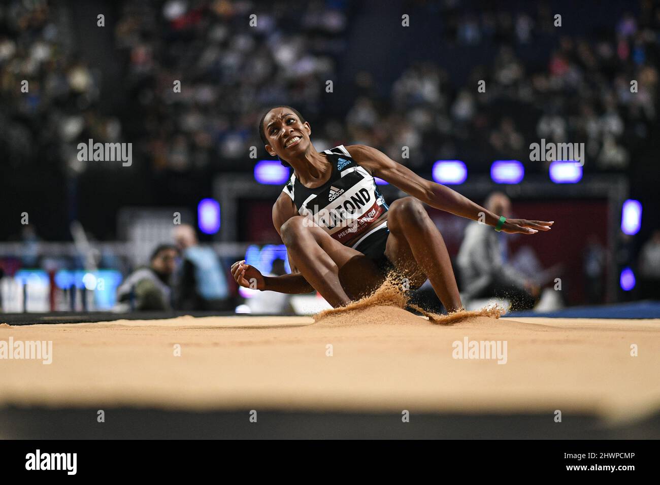 Thea Lafond de Dominique (Triple Jump féminin) participe à l'occasion