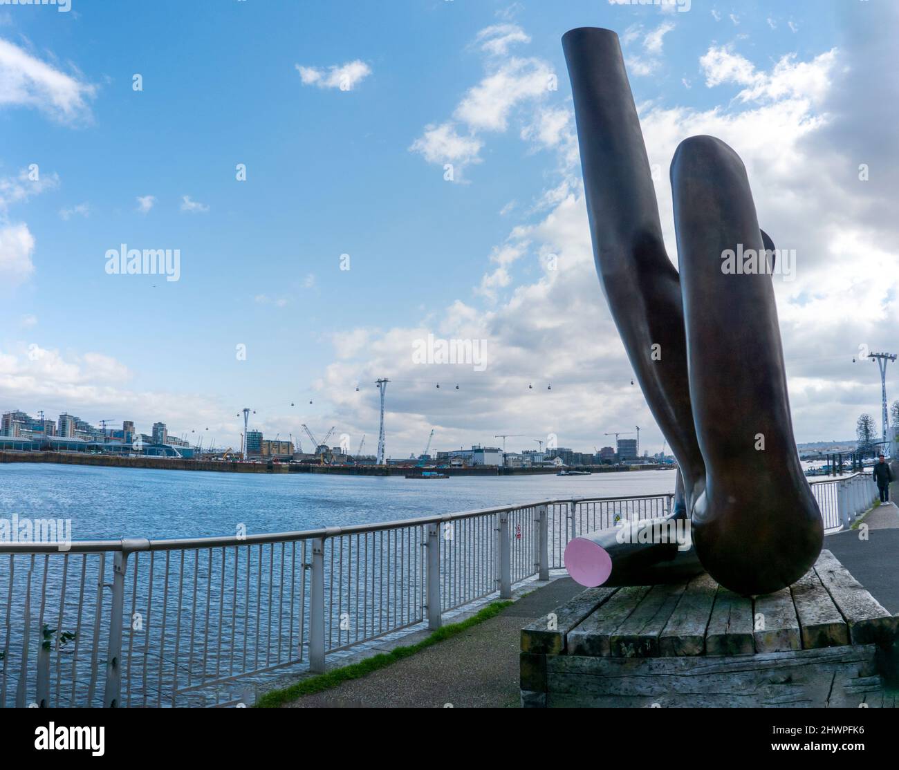 Gary Hume Liberty Grip sculpture en bronze Banque D'Images