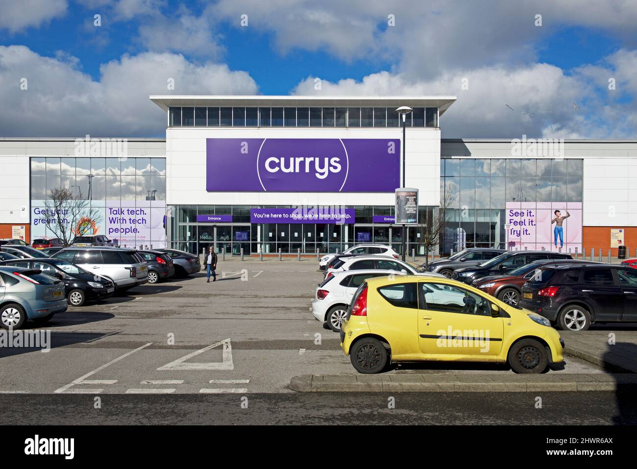 Grand magasin Currys au parc commercial St Andrew's Quay, Hull, Humberside, East Yorkshire, Angleterre Banque D'Images