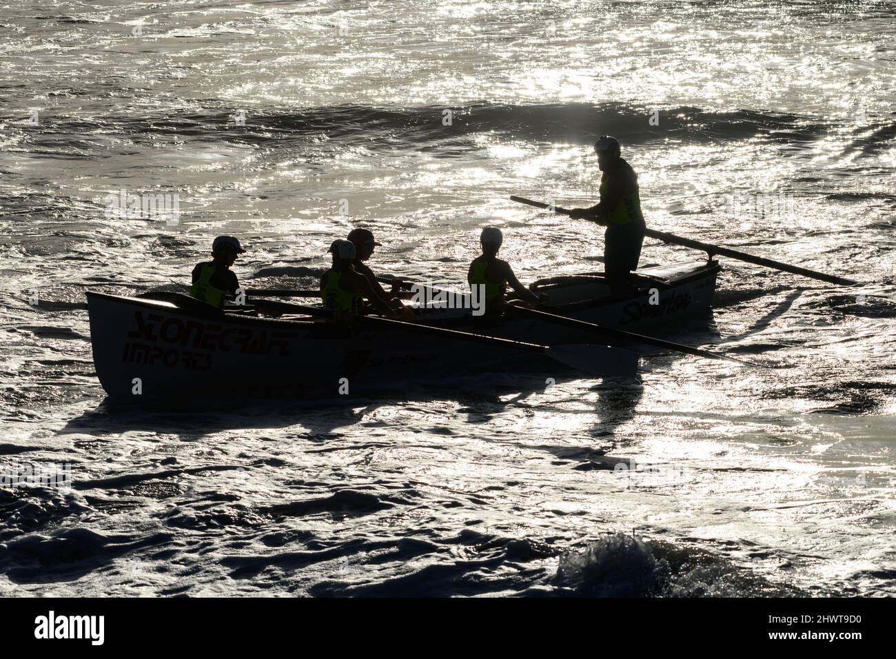 Cronulla Beach, Sydney, Australie - 20 février 2022 : Championnat australien de sauvetage en surf Banque D'Images