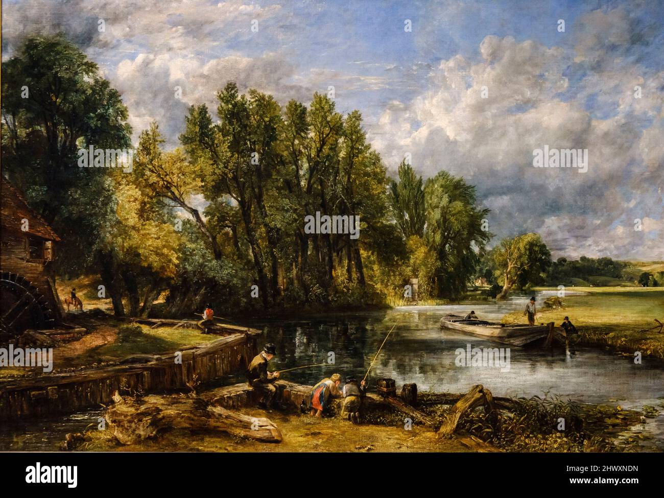 John Constable, Stratford Mill, 1820, huile sur toile, National Gallery, Londres, Angleterre, Grande-Bretagne Banque D'Images