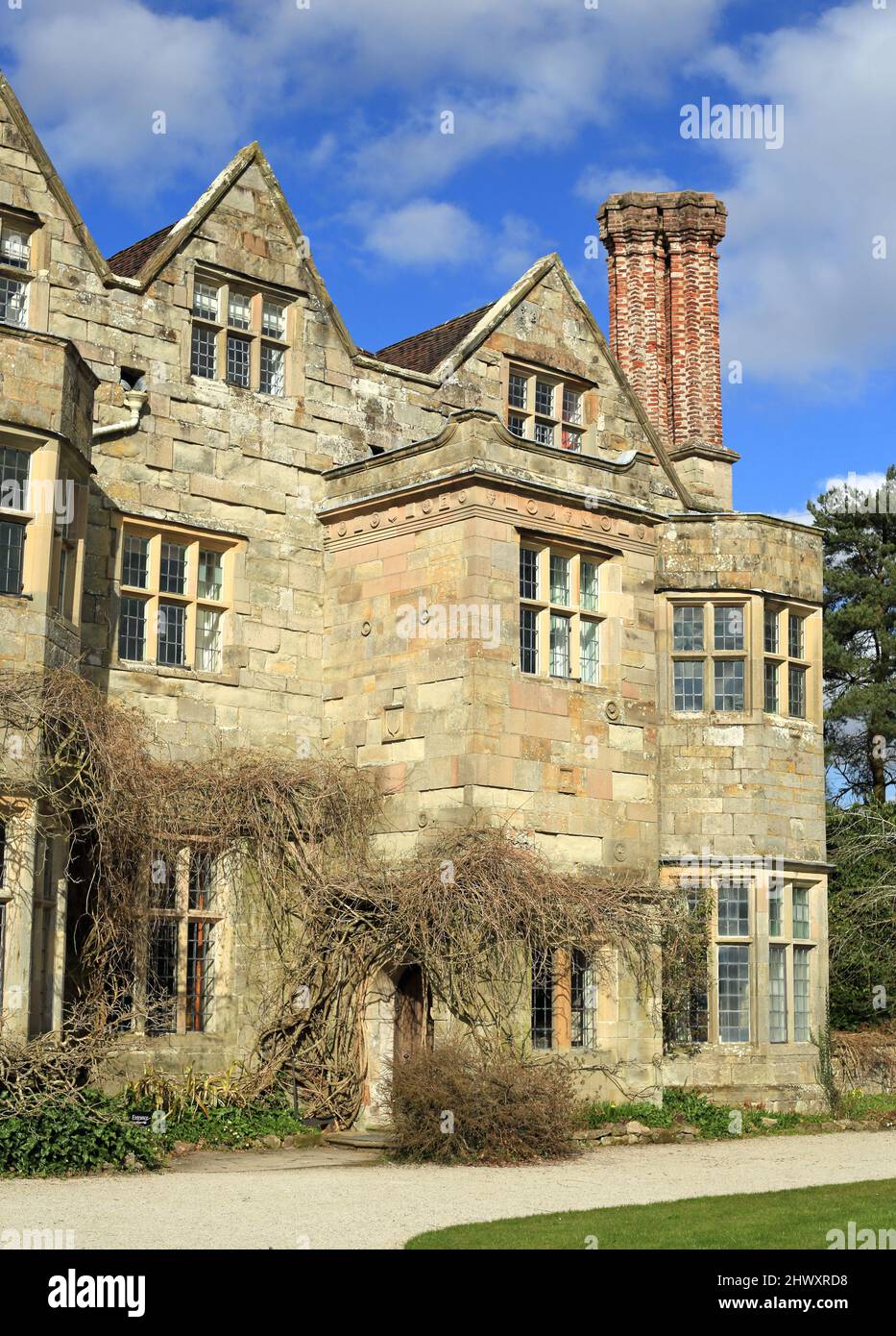 Benthall Hall, Broseley, Shropshire, Angleterre, Royaume-Uni. Banque D'Images