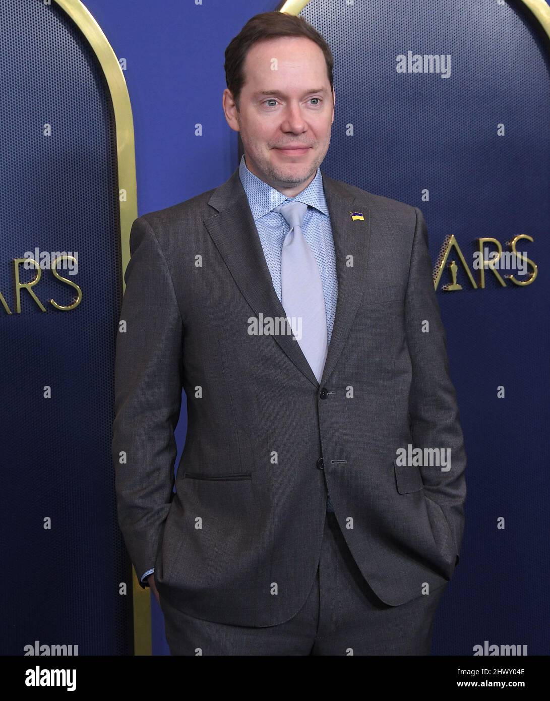 Los Angeles, États-Unis. 07th mars 2022. Jon Spaihts arrive au déjeuner annuel des Oscars nominés 94th qui a eu lieu au Fairmont Century Plaza à Los Angeles, CA, le lundi 7 mars 2022. (Photo par Sthanlee B. Mirador/Sipa USA) crédit: SIPA USA/Alay Live News Banque D'Images