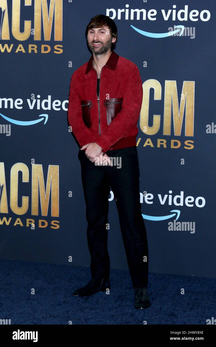 7 mars 2022, Las Vegas, NV, Etats-Unis: LAS VEGAS - 7 MARS: Dave Haywood à l'Academy of Country Music Awards 2022 arrivées au stade Allegent le 7 mars 2022 à Las Vegas, NV (image de crédit: © Kay Blake/ZUMA Press Wire) Banque D'Images