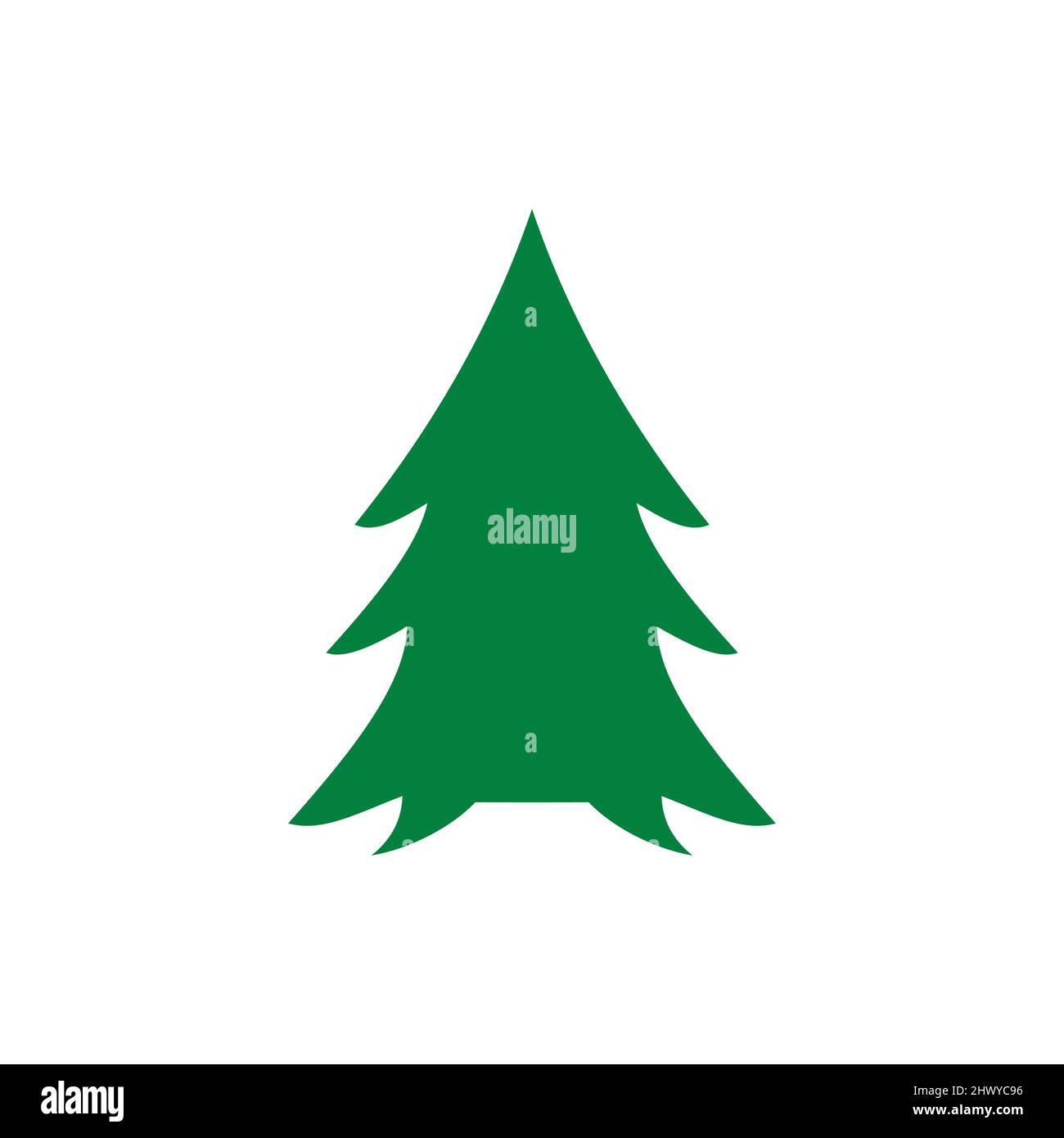 Modèle de conception du logo Pine Tree. Pine Tree Hotel Resort Wood Park logo Design Illustration de Vecteur