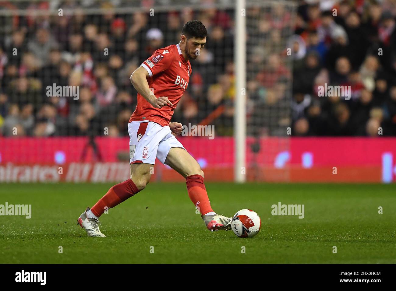 NOTTINGHAM, ROYAUME-UNI. 7th MARS Scott McKenna de la forêt de Nottingham lors du match de la coupe FA entre la forêt de Nottingham et la ville de Huddersfield au City Ground, à Nottingham, le lundi 7th mars 2022. (Credit: Jon Hobley | MI News) Credit: MI News & Sport /Alay Live News Banque D'Images