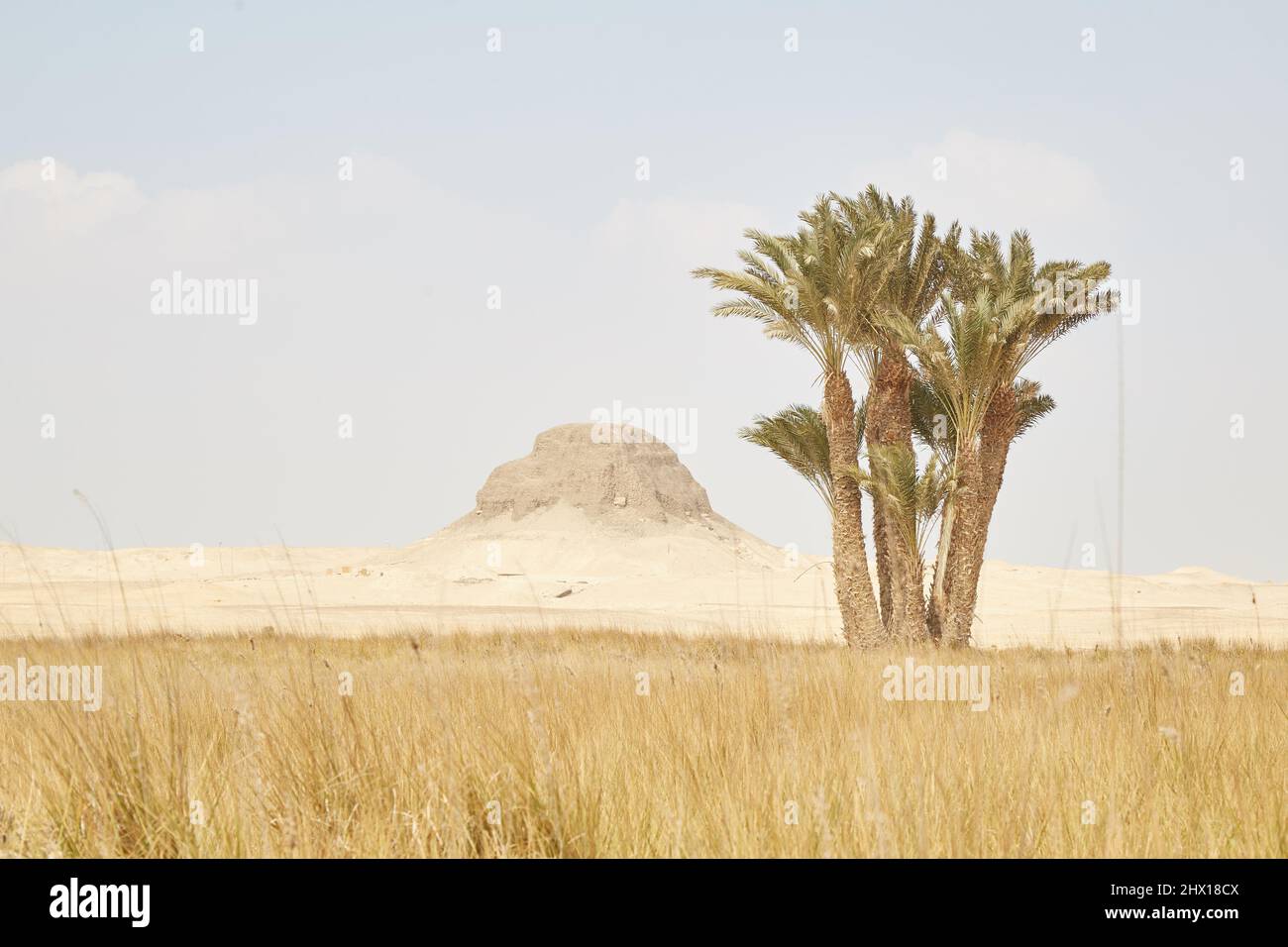 La Pyramide de Mudbrick d'El Lahun du Royaume du milieu de l'Égypte Banque D'Images