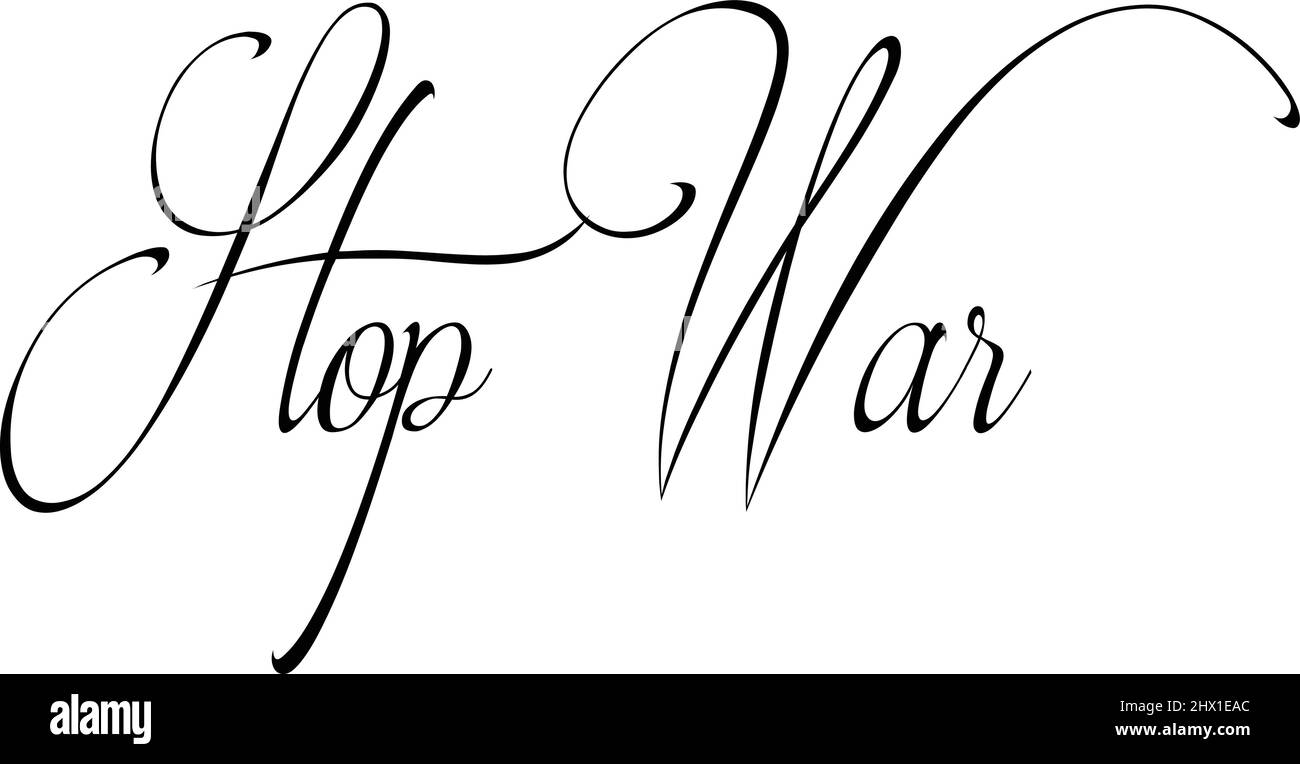 stop war text sign illustrationon fond blanc Illustration de Vecteur