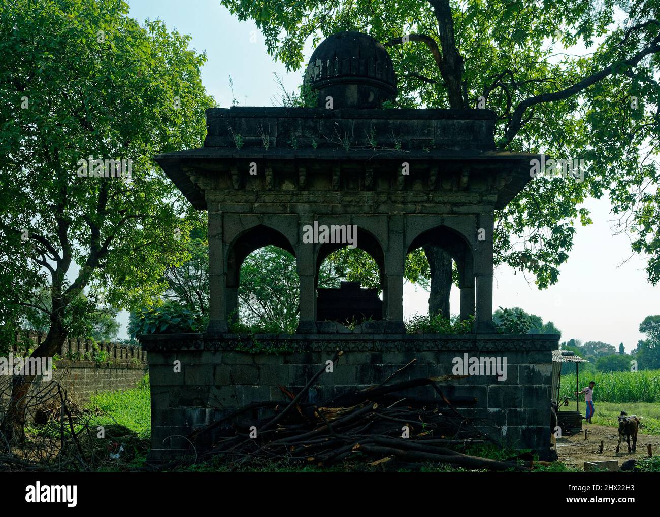 Ancien tombeau de Gulam Ali kabar à Baag Roza de l'état d'Ahmednagar Maharashtra Inde Banque D'Images