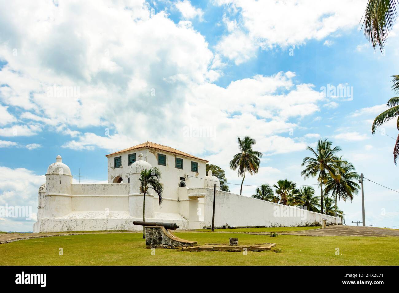 Fort historique de Monte Serrat à Salvador, Bahia. Construit au XVIe siècle pour défendre la Fort historique de Monte Serrat à Salvador, Bahia. Construit au XVIe siècle pour défendre la