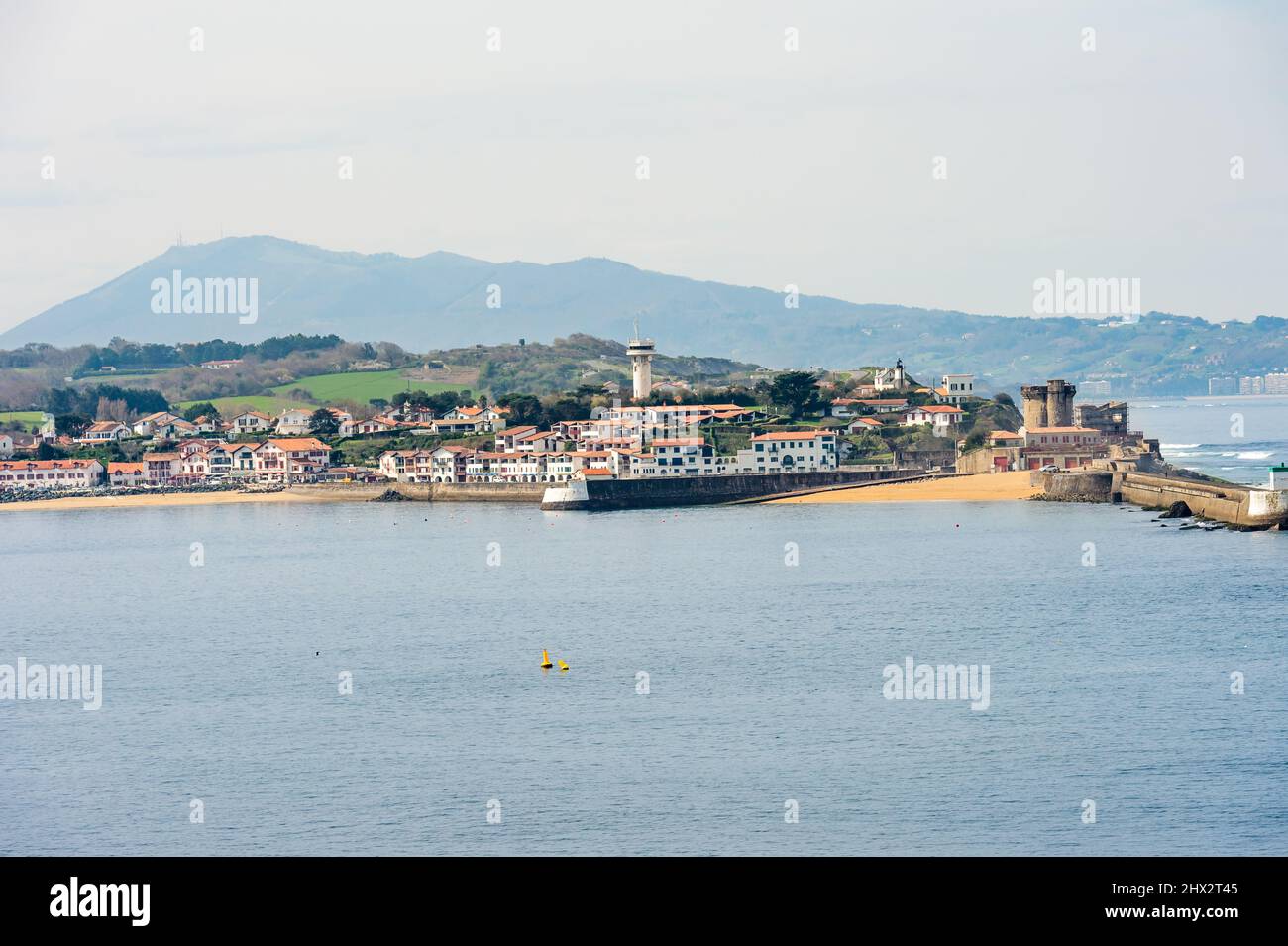 panorama du fort de socoa au pays basque Banque D'Images