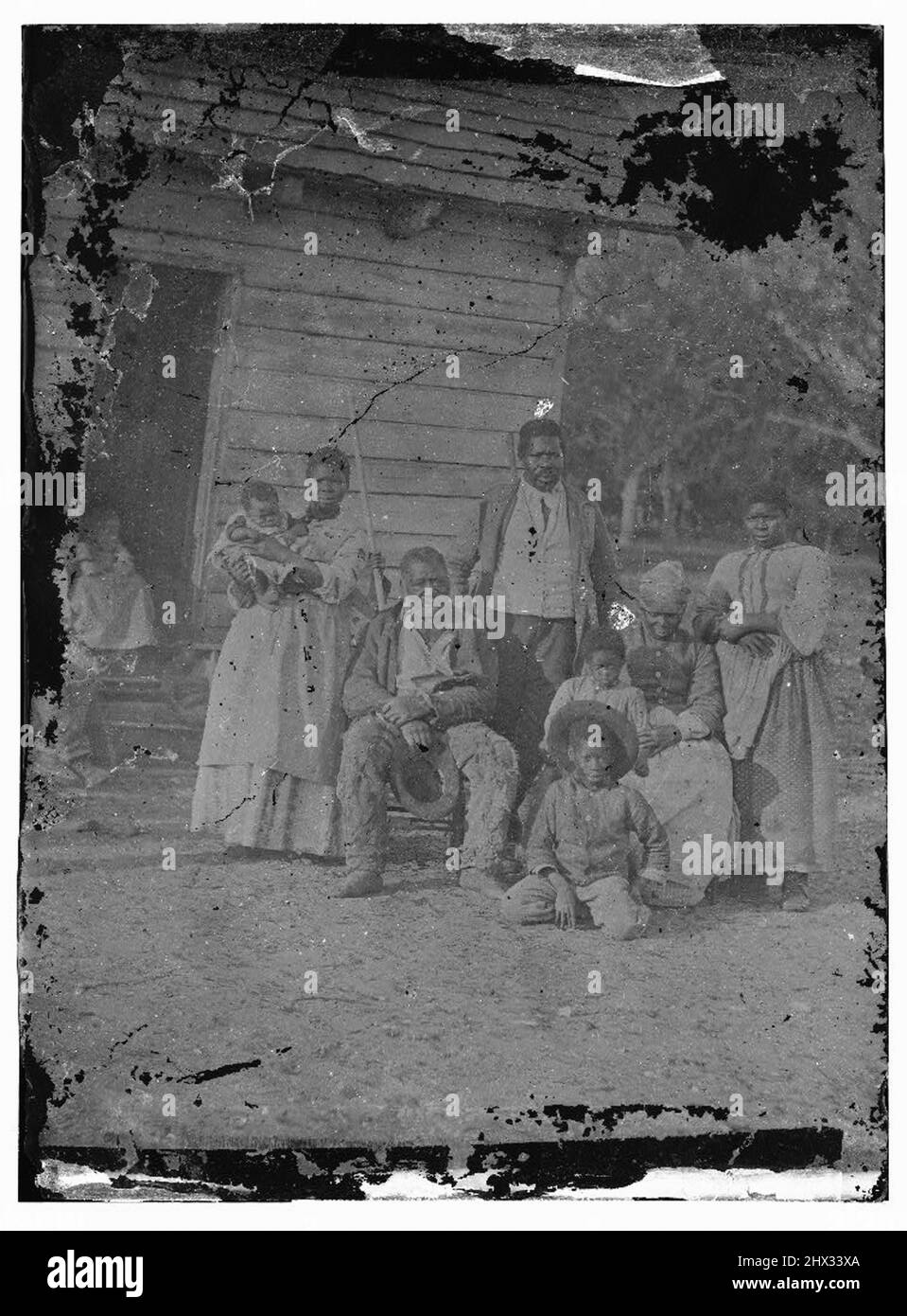 Photo d'époque de la Guerre de Sécession 1860s Banque D'Images