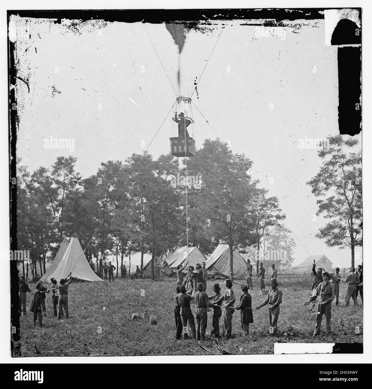 Photo d'époque de la Guerre de Sécession 1860s Banque D'Images