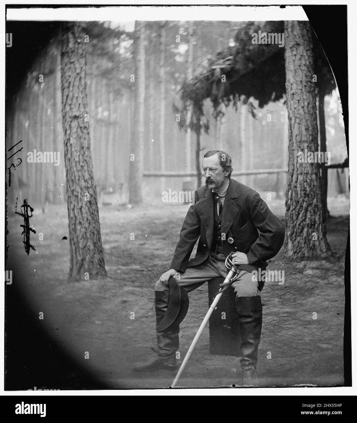 Photo d'époque de la Guerre de Sécession 1860s Banque D'Images