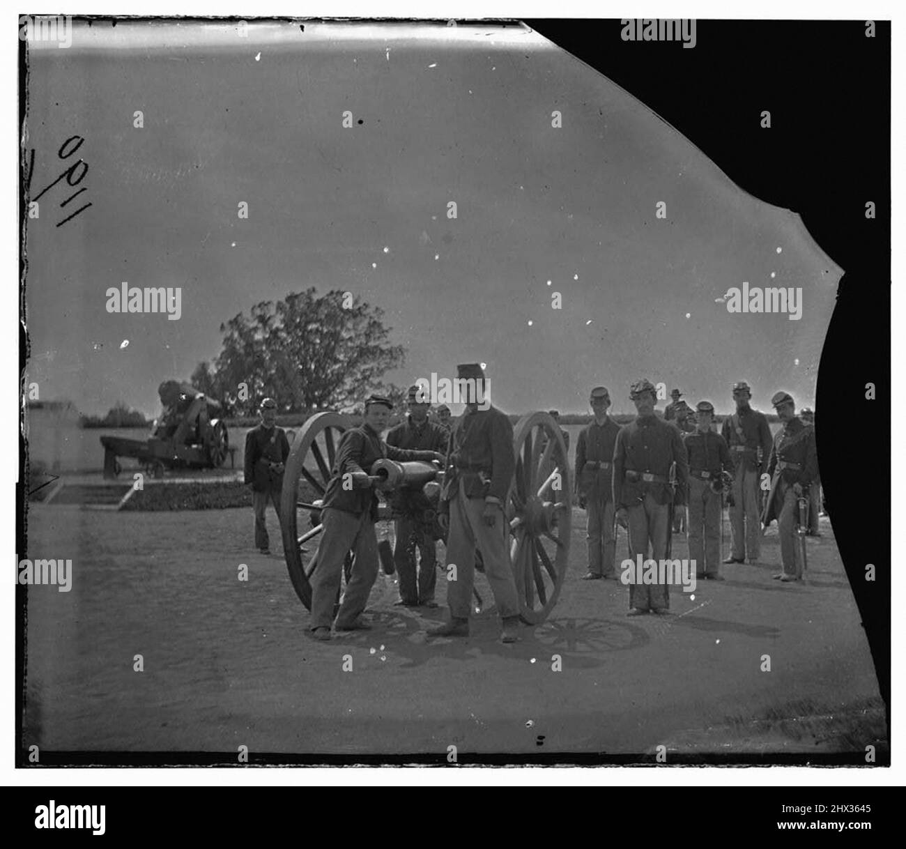 Photo d'époque de la Guerre de Sécession 1860s Banque D'Images