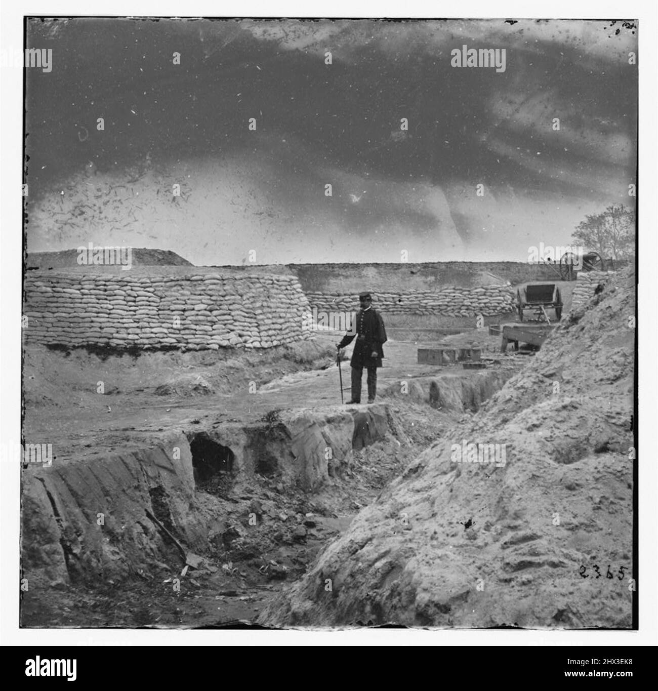Photo d'époque de la Guerre de Sécession 1860s Banque D'Images