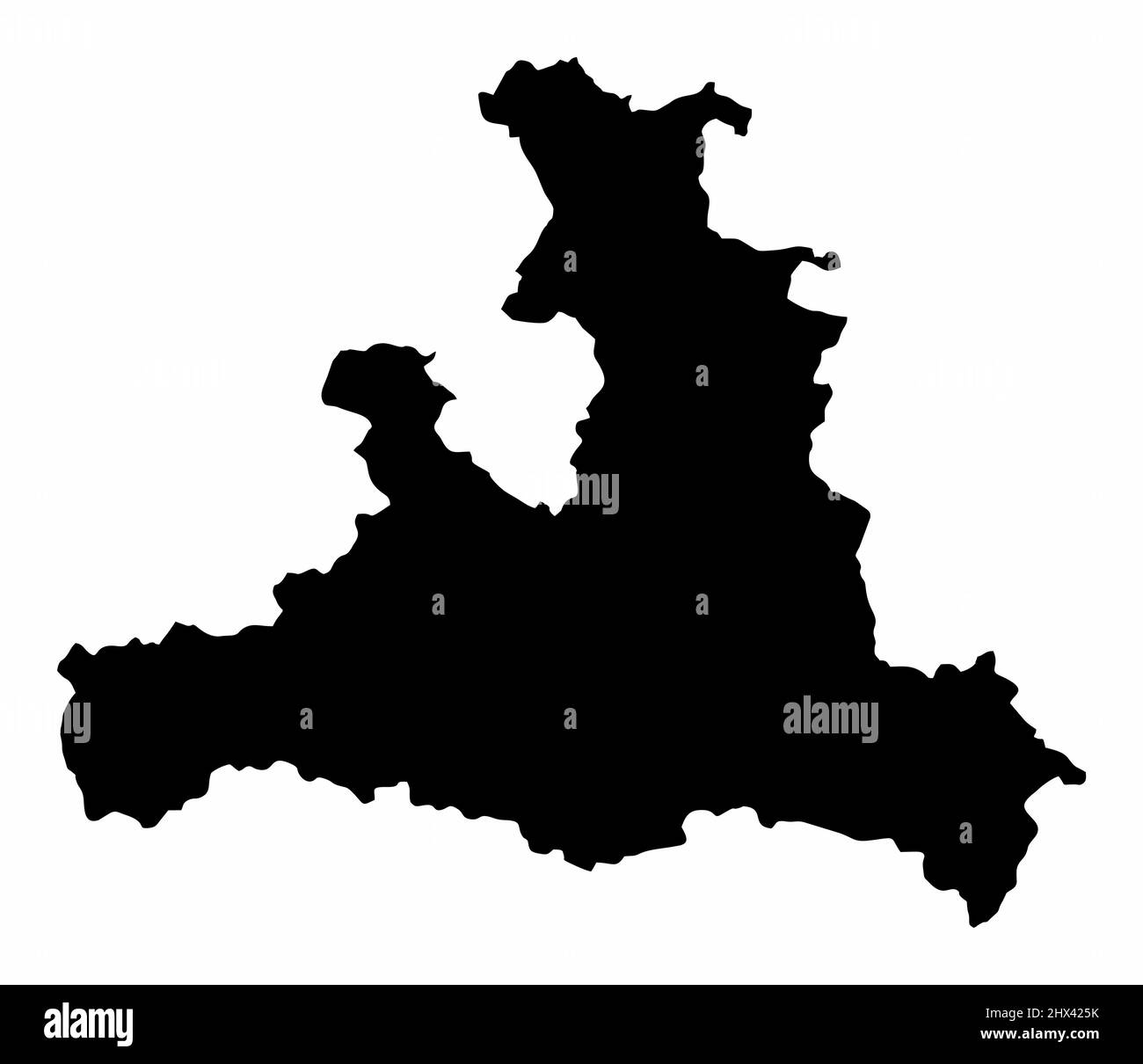 État de Salzbourg, carte de silhouette isolée sur fond blanc, Autriche Illustration de Vecteur État de Salzbourg, carte de silhouette isolée sur fond blanc, Autriche Illustration de Vecteur