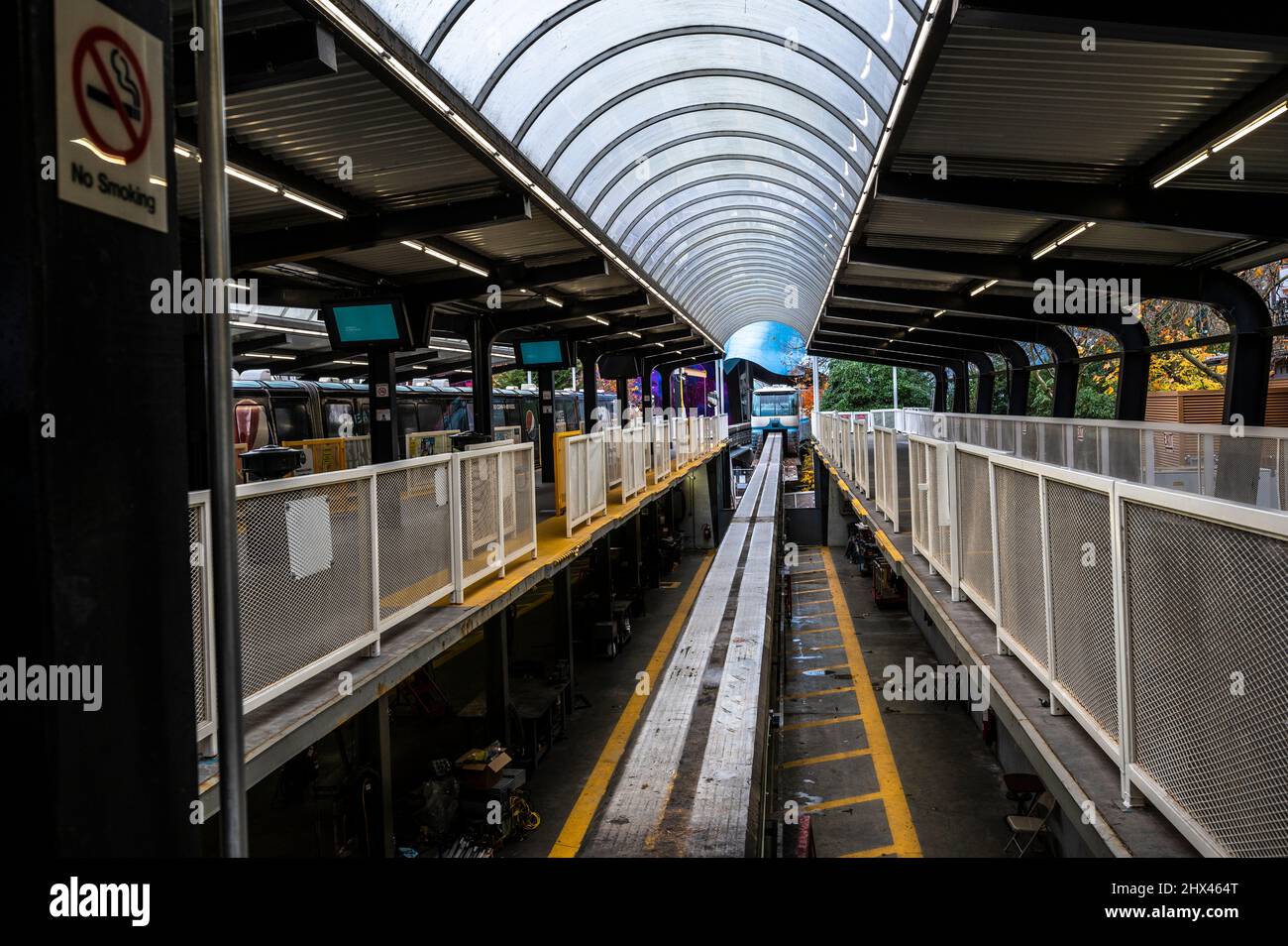 Seattle Center Station pour le monorail Banque D'Images