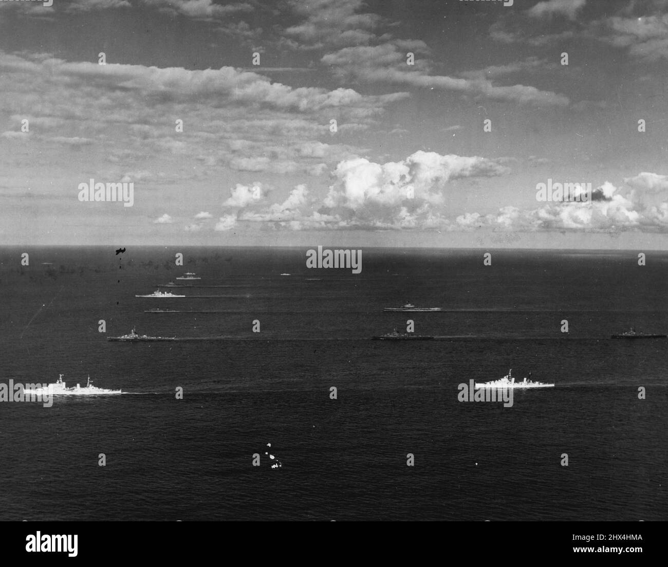 Exercice naval de Western Union - plus de 100 navires de guerre des ...