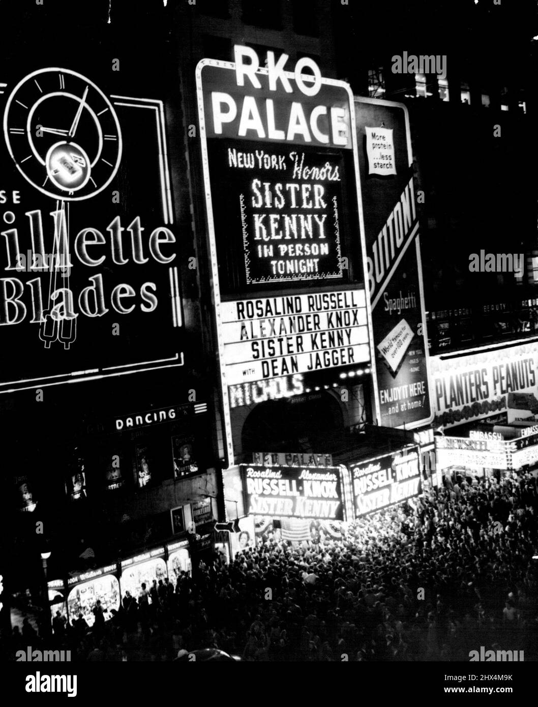 Théâtres. 15 octobre 1946. (Photo par photo de presse associée). Banque D'Images