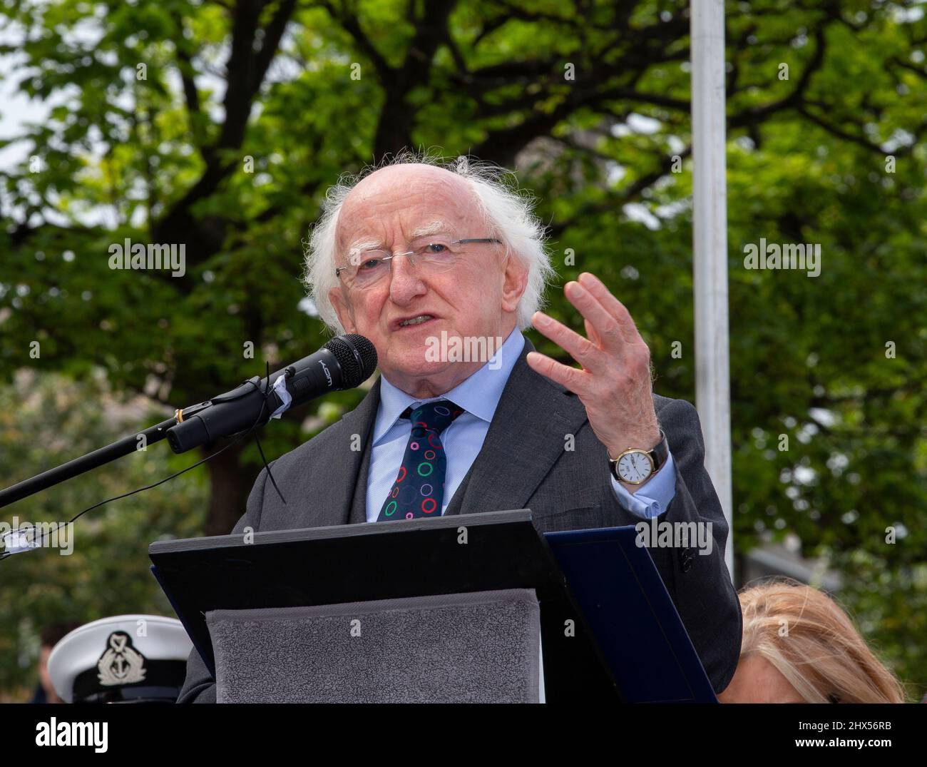 michael d higgins Banque D'Images