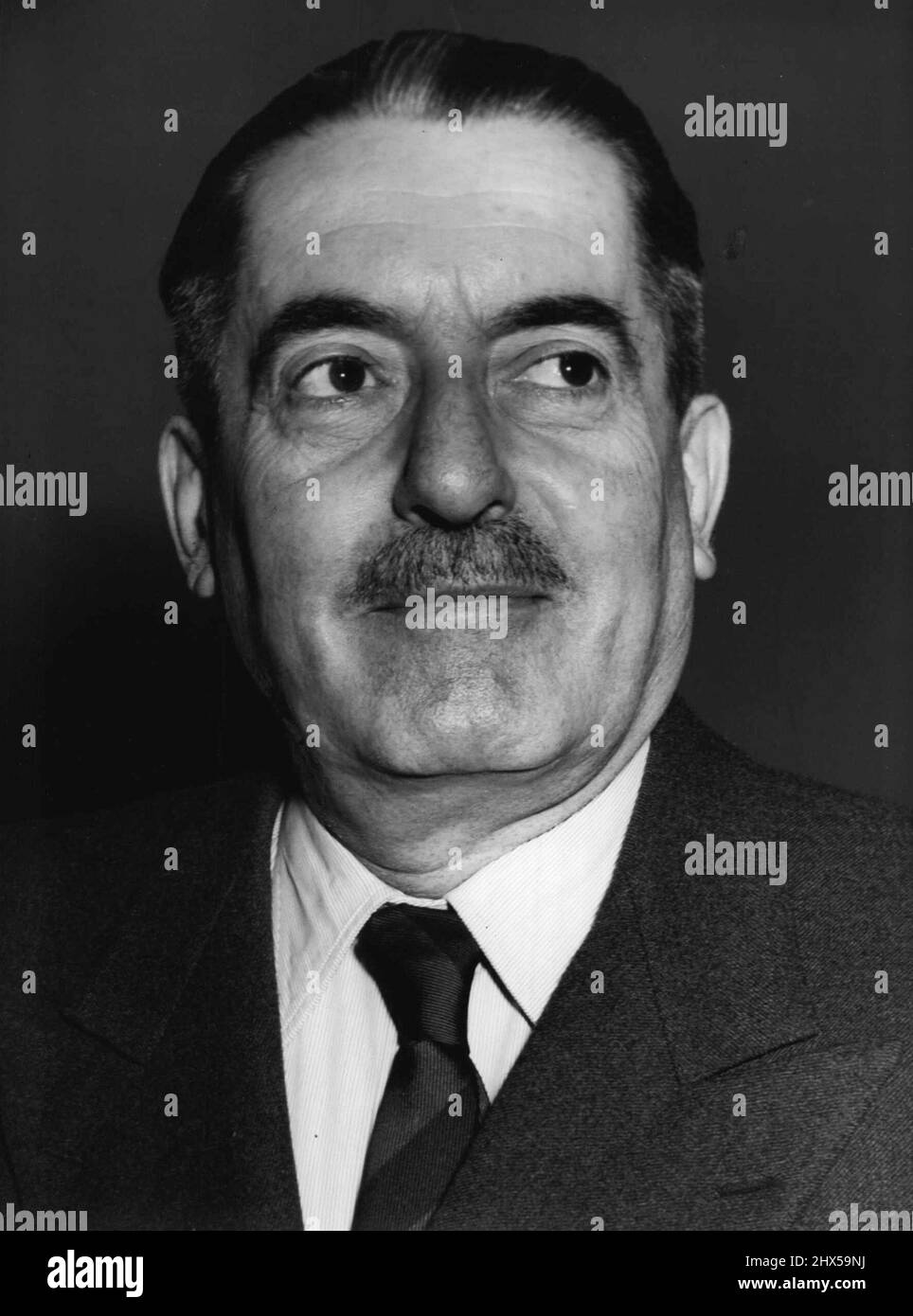 Général E. Guillaume Auguste - France. 09 juillet 1955. Banque D'Images